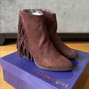 Madden Girl Fringe Booties